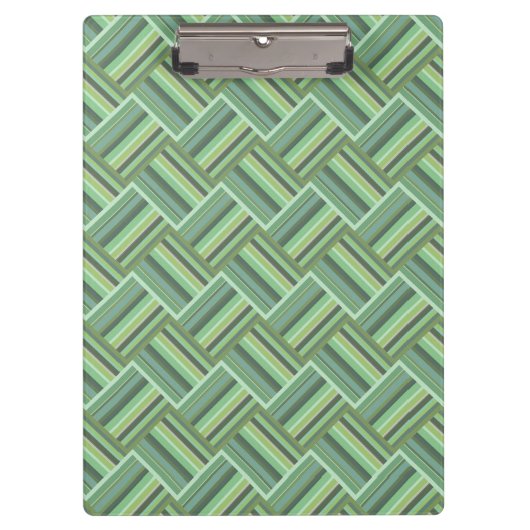 Porte-bloc Tissage de bandes vert olive (Devant)