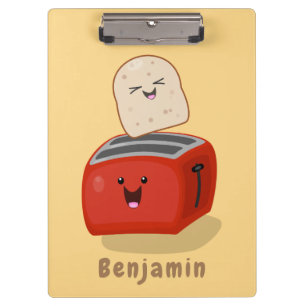 Porte-bloc Toast de Cute kawaii et dessin animé de grille-pai