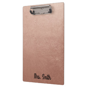 Porte-bloc Tonalité d'huile d'or Rose personnalisé