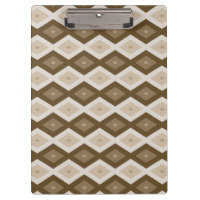 Tons de motif diamant brun