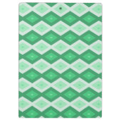 Porte-bloc Tons de motif diamant vert (Dos)