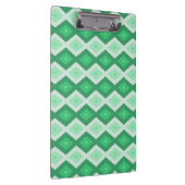 Porte-bloc Tons de motif diamant vert (Swatch)