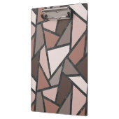 Porte-bloc Tons de motif en vitrail marron (Gauche)