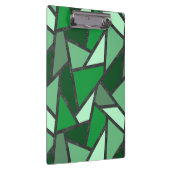 Porte-bloc Tons de motif en vitrail vert (Swatch)