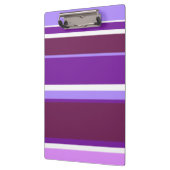 Porte-bloc Tons de rayures violettes (Gauche)