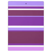 Porte-bloc Tons de rayures violettes (Dos)
