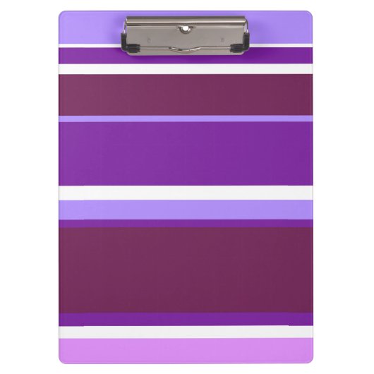 Porte-bloc Tons de rayures violettes (Devant)