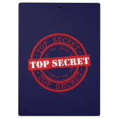 Porte-bloc Top secret (Dos)