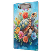 Porte-bloc Tortue florale (Gauche)