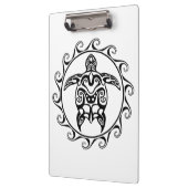 Porte-bloc Tortue tribale noire (Gauche)