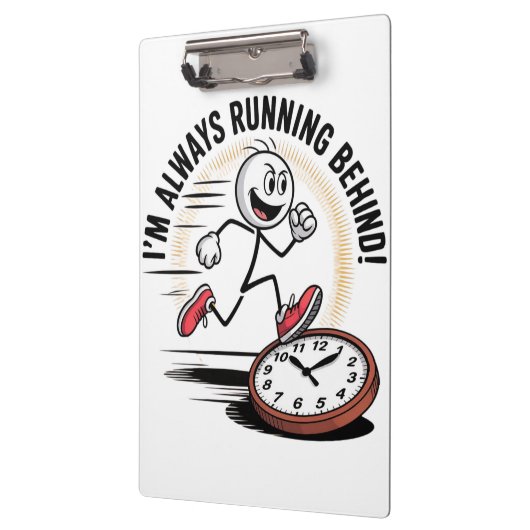 Porte-bloc Toujours en marche arrière - Drôle design Latecome (Gauche)