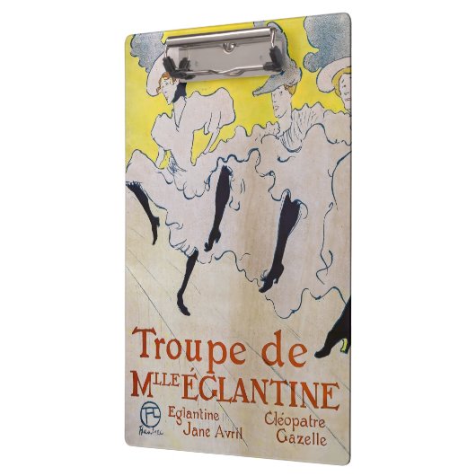 Porte-bloc Toulouse-Lautrec - Troupe de Mlle Eglantine (Gauche)