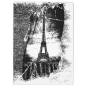 Porte-bloc Tour Eiffel Paris vintage (Dos)