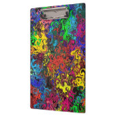 Porte-bloc Tourbillonneurs Colorés Abstraits / (Gauche)