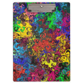 Porte-bloc Tourbillonneurs Colorés Abstraits / (Devant)