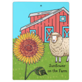 Porte-bloc Tournesol à la ferme (Dos)
