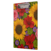 Porte-bloc Tournesol et Rose (Gauche)