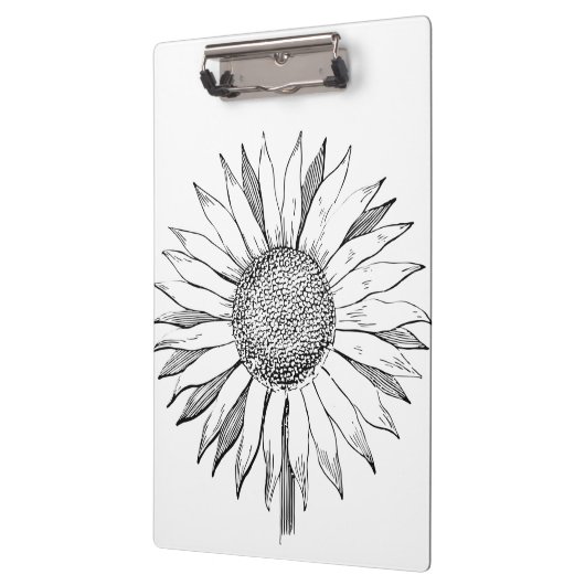 Porte-bloc Tournesol illustré (Gauche)