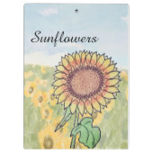 Porte-bloc Tournesols (Dos)