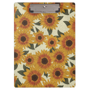 Porte-bloc Tournesols d'été