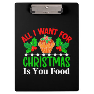 Porte-bloc Tout ce que je veux pour Noël c'est vous Food-8354