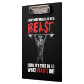 Porte-bloc Tout Le Monde Veut Être Une Bête - Levage D'Ours - (Gauche)