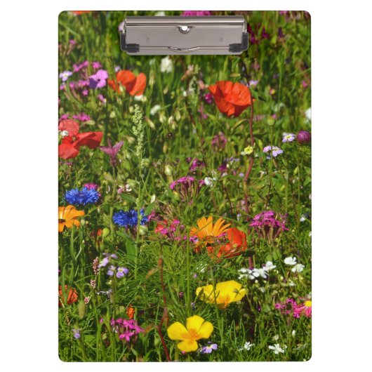 Porte-bloc toutes sortes de belles fleurs (Devant)