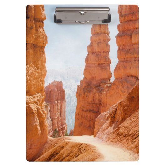 Porte-bloc Traînée de parc national de canyon de Bryce (Devant)