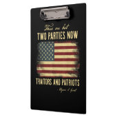 Porte-bloc Traitres et Patriotes  (Gauche)