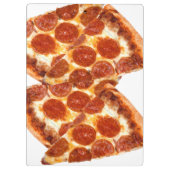 Porte-bloc Tranche de pizza pepperoni classique de SlipperyJo (Dos)