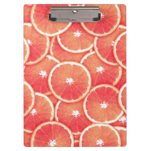 Porte-bloc Tranches de pamplemousse rose