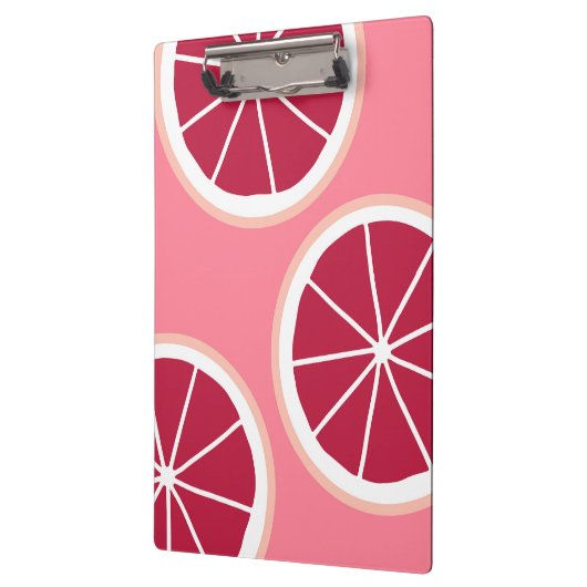 Porte-bloc Tranches de pamplemousse rose (Gauche)