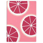 Porte-bloc Tranches de pamplemousse rose (Dos)