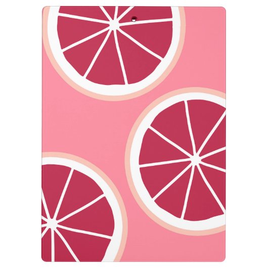 Porte-bloc Tranches de pamplemousse rose (Dos)