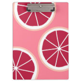 Porte-bloc Tranches de pamplemousse rose (Devant)