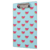 Porte-bloc Tranches de pastèque sur le motif turquoise (Gauche)