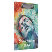 Porte-bloc Tranquille Nom personnalisé (Swatch)