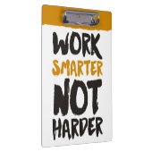 Porte-bloc Travailler plus intelligent pas plus dur (Swatch)