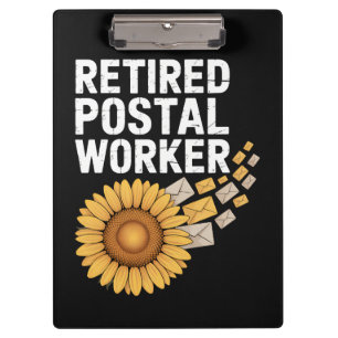Porte-bloc Travailleur postal retraité