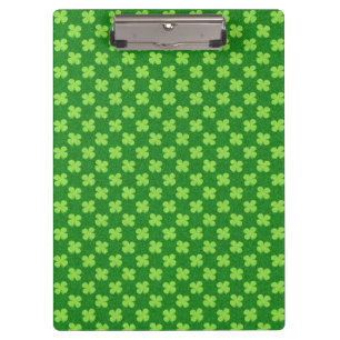 Porte-bloc Trèfle Vert Paillettes