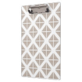 Porte-bloc Triangle Motif tendance beige (Gauche)