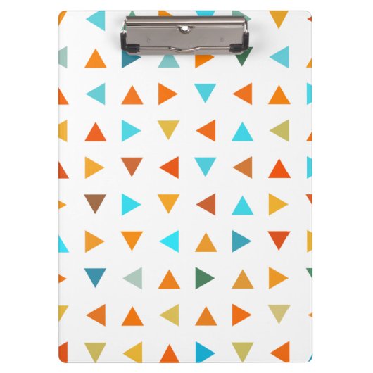 Porte-bloc Triangles colorés (Devant)