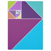 Porte-bloc Triangles d'or de rapport (Dos)