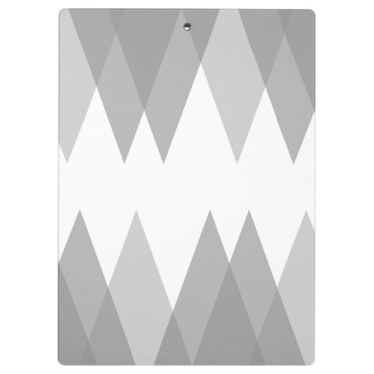 Porte-bloc Triangles gris (Dos)