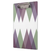Porte-bloc Triangles mauve et vert (Gauche)