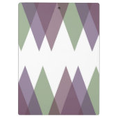Porte-bloc Triangles mauve et vert (Dos)