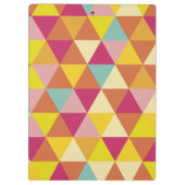 Porte-bloc Triangles polychromes en forme géométrique (Dos)