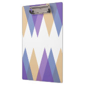 Porte-bloc Triangles pourpre, bleu et jaune (Gauche)