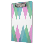 Porte-bloc Triangles rose et vert (Gauche)