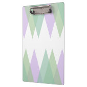Porte-bloc Triangles vert et lilas (Gauche)